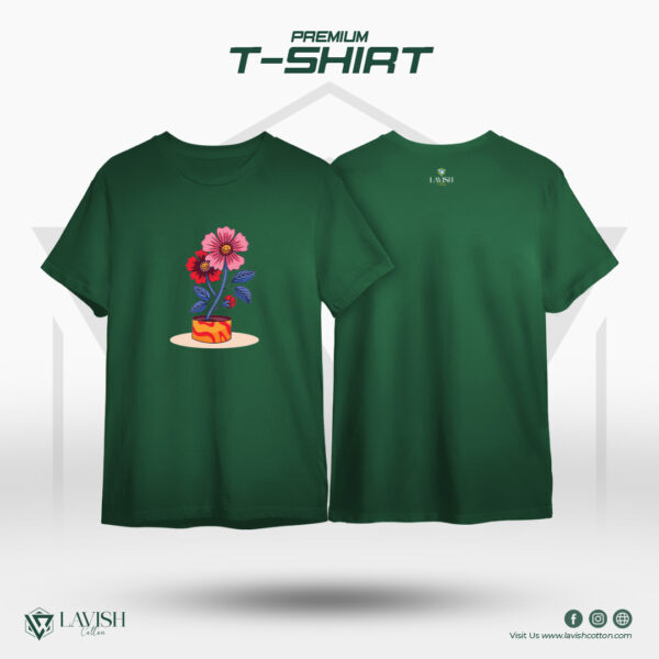Mens Premium T-Shirt - Flower
