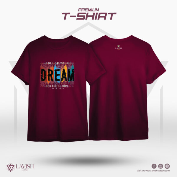 Mens Premium T-Shirt - Follow Your Dream For The Future