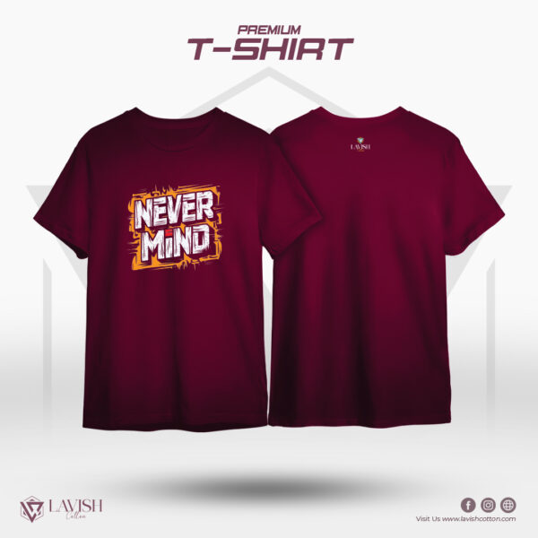Mens Premium T-Shirt - Never Mind
