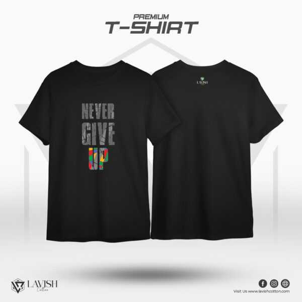 Mens Premium T-Shirt - Never Give Up