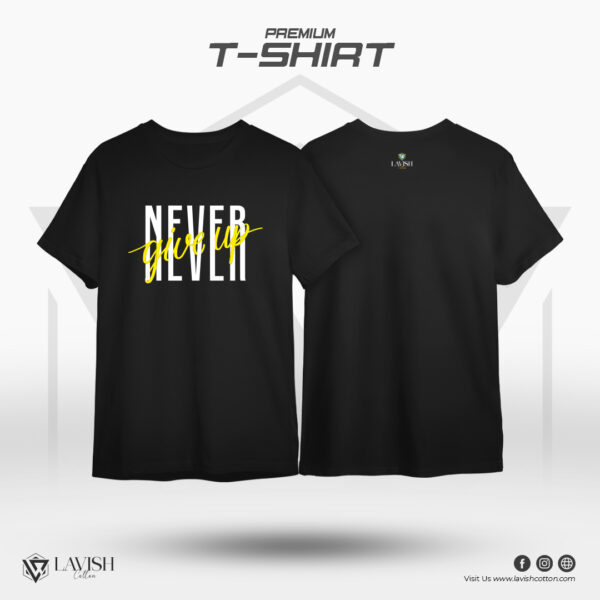 Mens Premium T-Shirt - Never Give Up