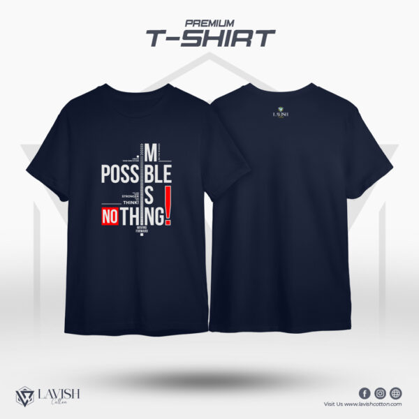 Mens Premium T-Shirt - Nothing Is Impossible
