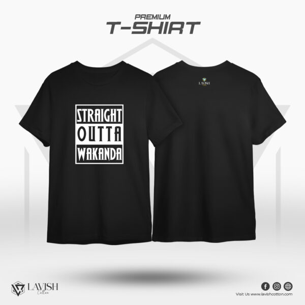 Mens Premium T-Shirt - Straight Outta Wakanda
