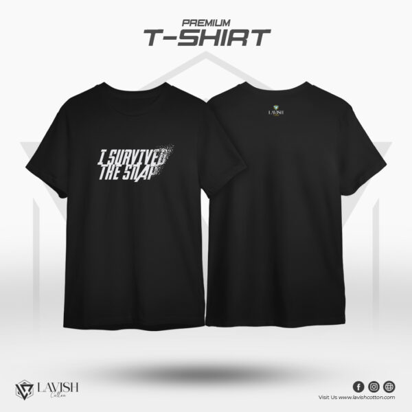 Mens Premium T-Shirt - I Survived The Snap